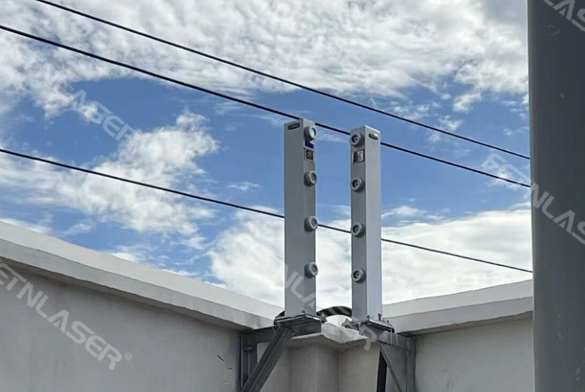 大西北地区的天然气场站，无需人员巡守，布防无人值守报警系统！
